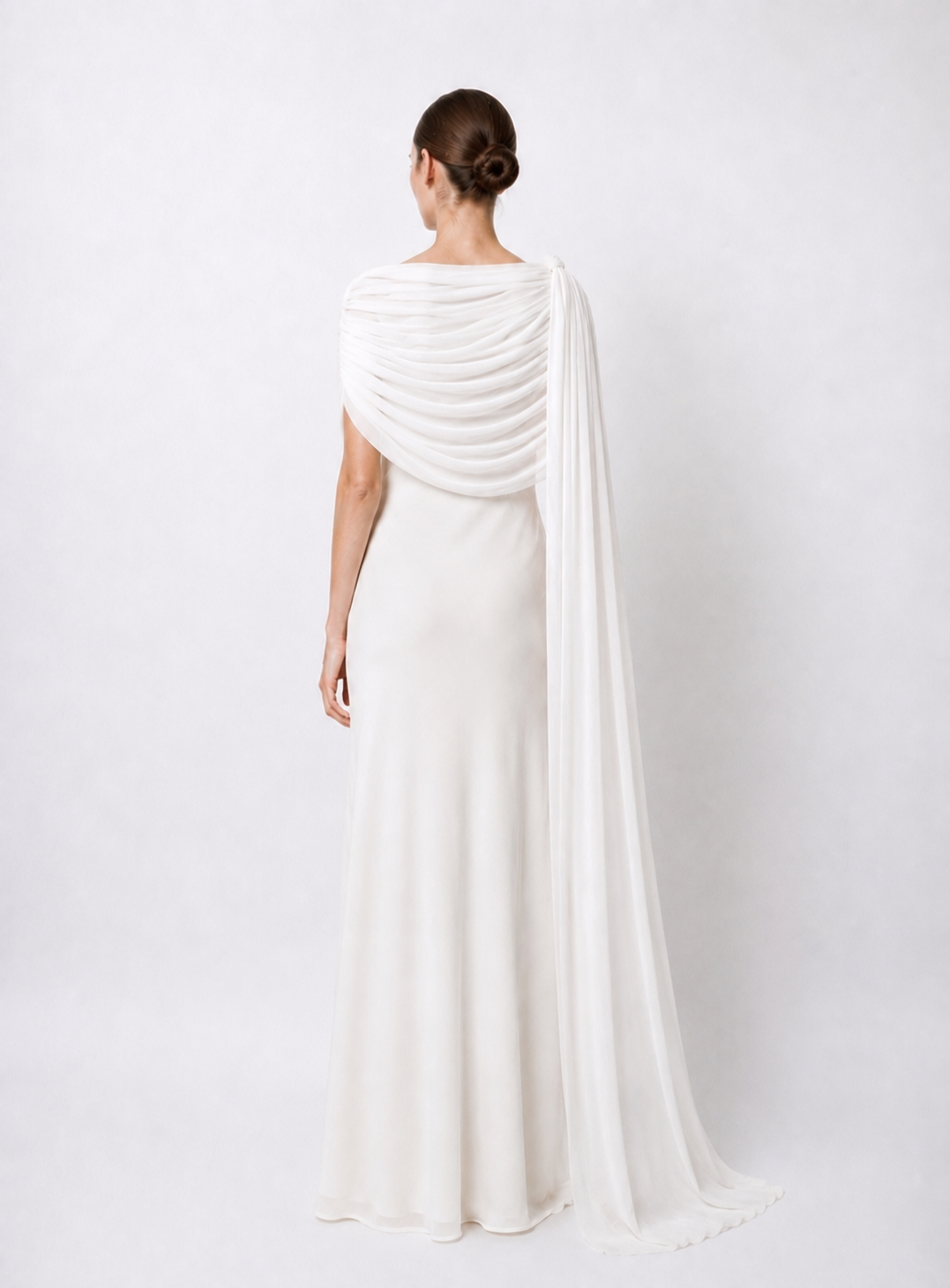 BRIDAL CAPE - WHITE