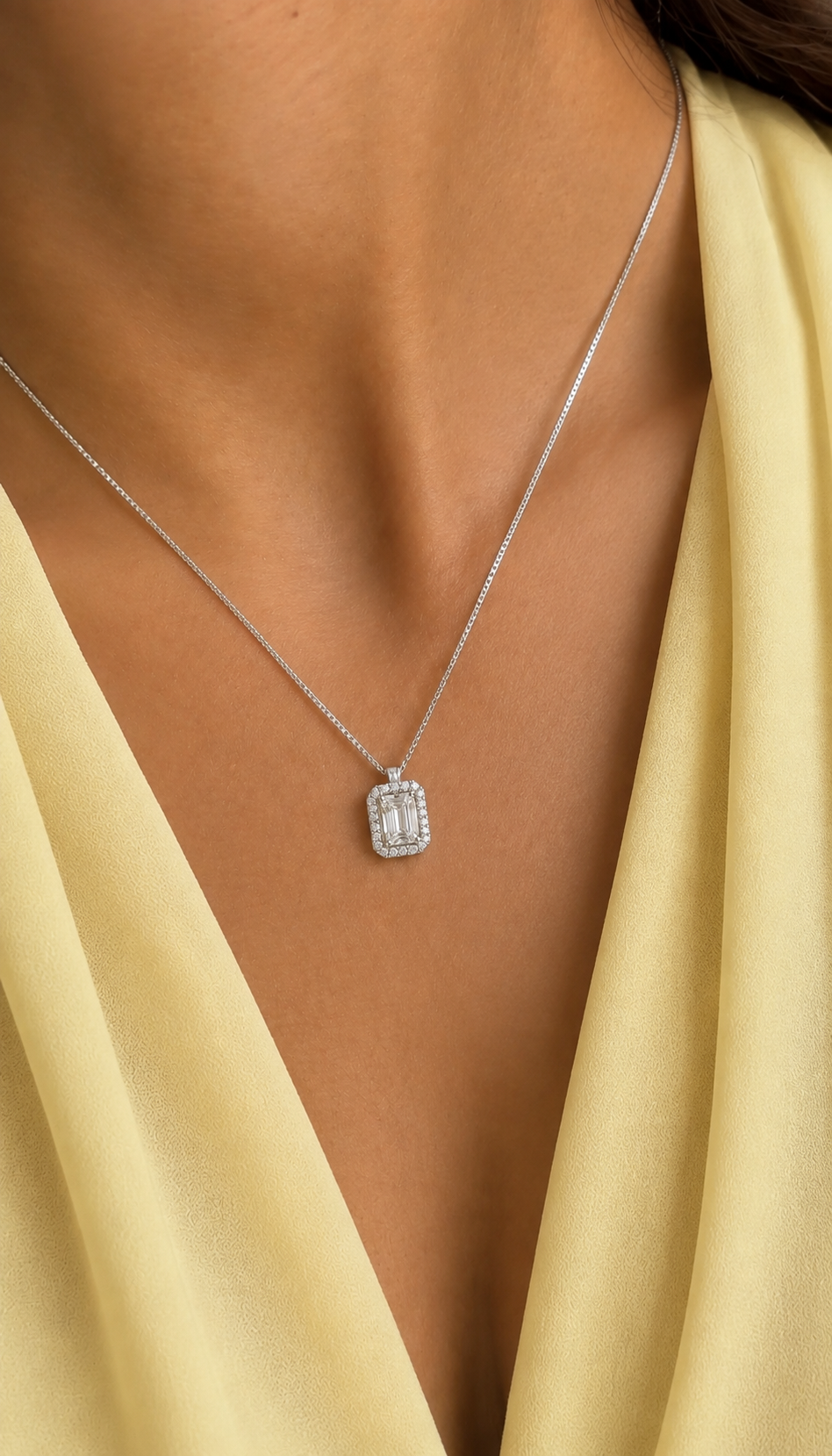 Victoria Emerald Necklace - Moissanita