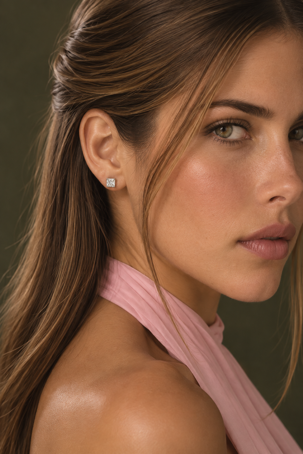 The Essence Studs - Moissanita
