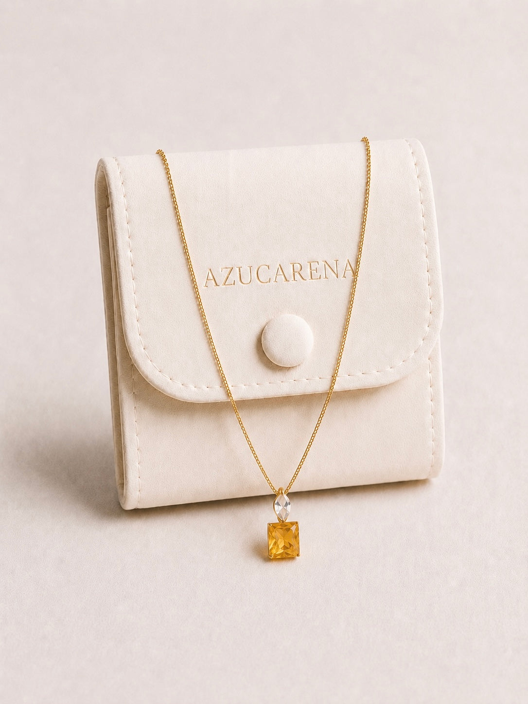 Citrine Royale Necklace - Zirconia